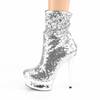 Pleaser - BLONDIER1009 Plattformstiefel, Poledance Schuhe - Pole dance schuhe - Silberfarben Product image